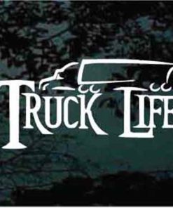 Truck Life Trucker decal sticker