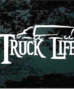 Truck Life Trucker decal sticker