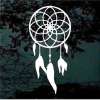 Dreamcatcher feather window decal Sticker a3