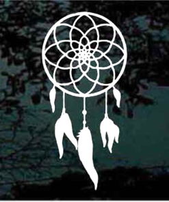 Dreamcatcher feather window decal Sticker a3