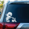 Calvin pee on the NFL decal sticker