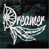 Dreamer Dream Catcher feather decal sticker