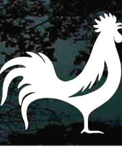 Rooster window decal Sticker