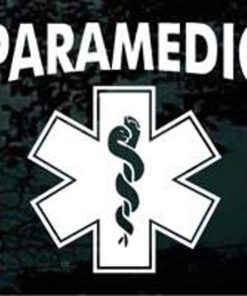 Paramedic Star of Life Decal Sticker