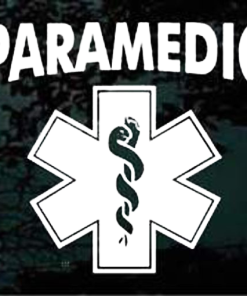 Paramedic Star of Life Decal Sticker