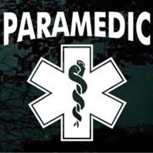 Paramedic Star of Life Decal Sticker
