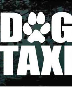 Dog Taxi Decal Sticker