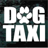 Dog TaxiDog Window Decal Sticker