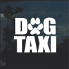 Dog TaxiDog Window Decal Sticker