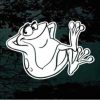 Frog Chillin Decal Sticker