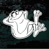 Frog Chillin window decal Sticker