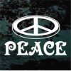 Peace 3d emblem decal sticker