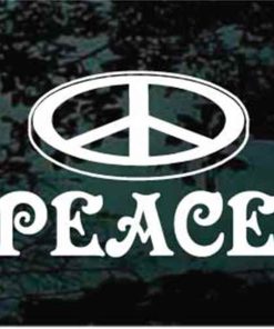 Peace 3d emblem decal sticker