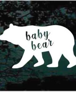 Baby Bear decal sticker