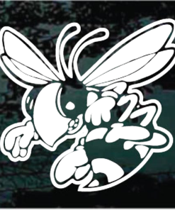 Bee Mascot window decal Sticker