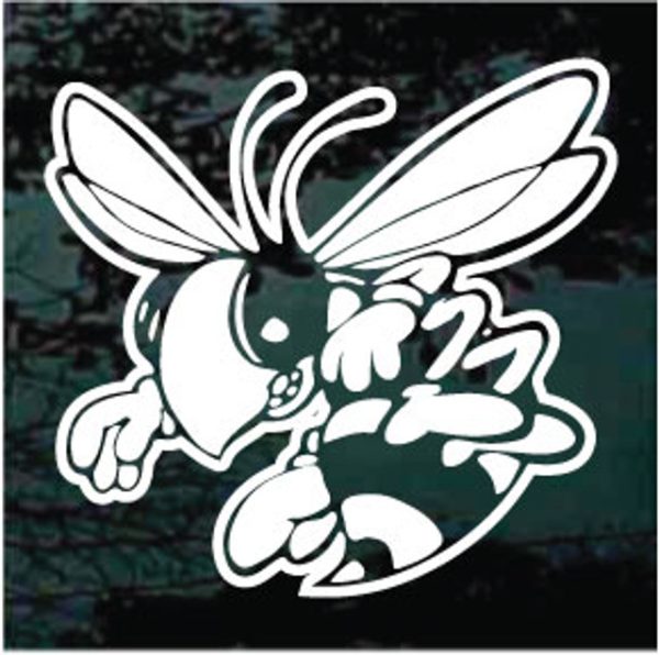 Bee Mascot Decal Sticker