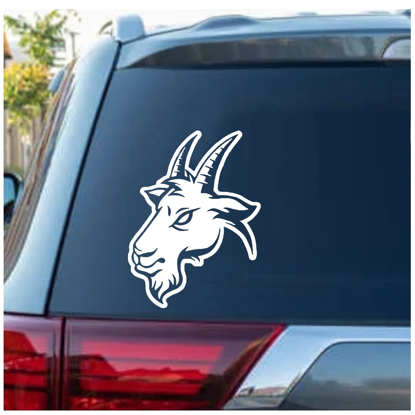 hard goat Sticker & Decal for Car