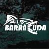 Barracuda fish decal sticker D2