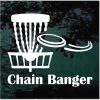 Chain Banger Disc Golf Decal Sticker