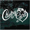Country Girl Horse Head decal Sticker
