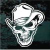 Cowboy Skull hat deal sticker