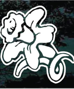 Daffodil flower window decal Sticker