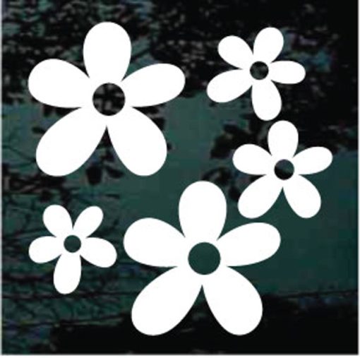 Daisies Daisey flower group decal sticker