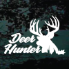 Deer Hunter Deer silhouette decal Sticker