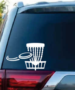 Disc Golf chain basket decal sticker