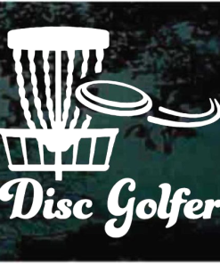 Disc Golf Golfer decal sticker