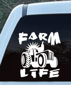 Farm Life Tractor decal sticker