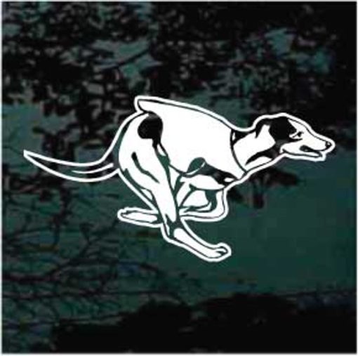 Greyhound Running Dog Decal Sticker