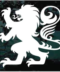 Heraldry Lion Logo Decal Sticker