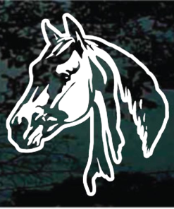 Horse head Horse decal Sticker a4