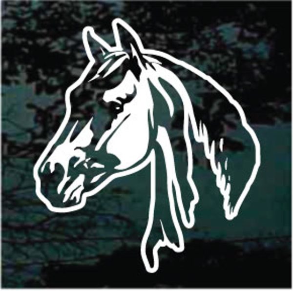 Horse head Horse decal sticker a4