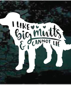 I like big mutts Decal Sticker