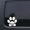 Jeep Paw Print Grill Dog Decal Sticker