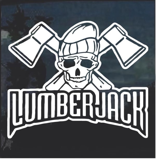 lumberjack decal sticker