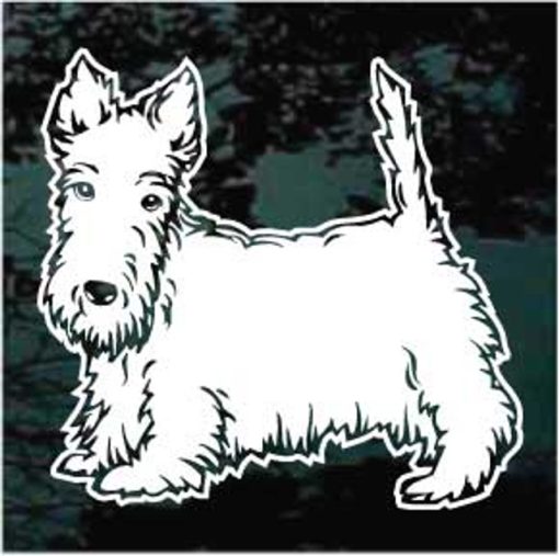 Scottish Terrier Dog Decal Stickers