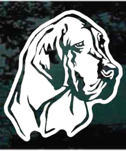 Great Dane Head Decal Sticker