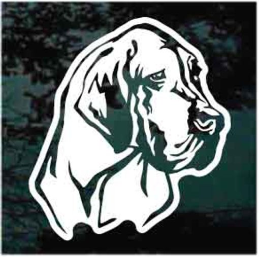Great Dane Head Dog Decal Sticker