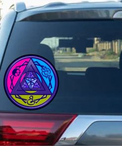 Cult of the Curious Car Window Decal Sticker