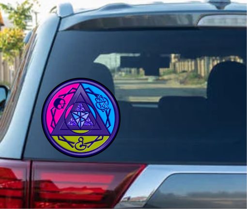 Cult of the Curious Car Window Decal Sticker