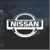 Nissan 3d Logo Window Decal Sticker