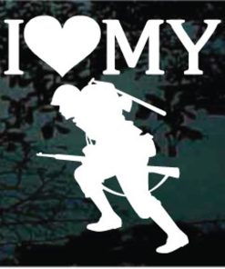 I love my Soldier Heart Decal Sticker for cars and trucks