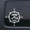 Jeep compass window decal sticker