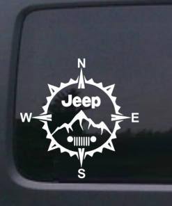 Jeep compass window decal sticker