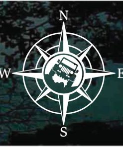 Jeep compass window decal sticker for jeeps a2