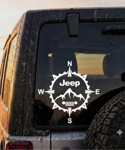 Jeep compass window decal sticker