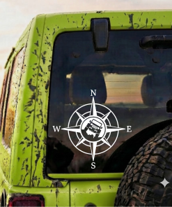 Jeep compass window decal sticker for jeeps a2